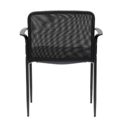 Hydra Mesh Stacking Guest Chair with Steel Frame and Waterfall Seat