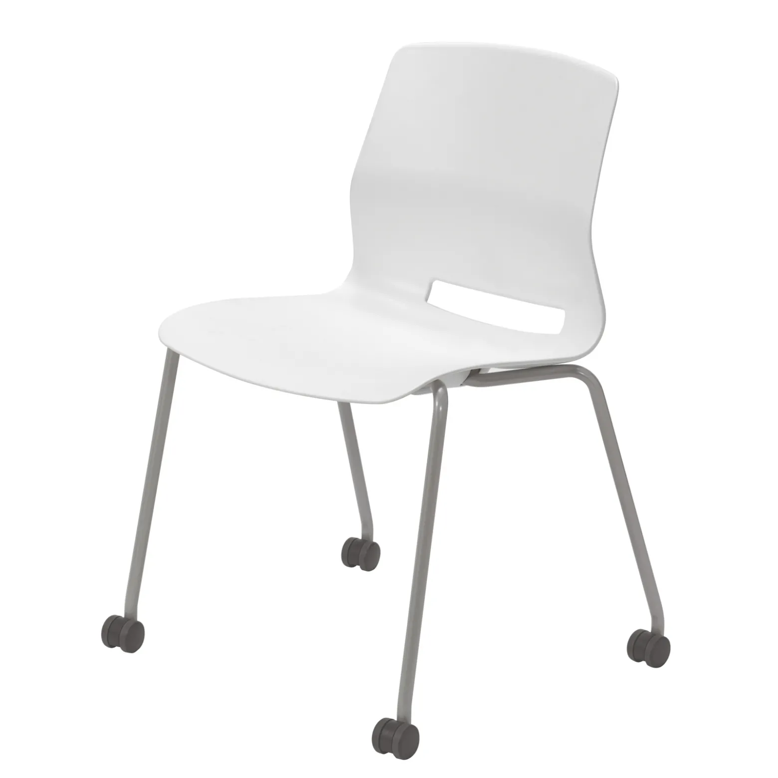 Imme Armless Chair with Casters