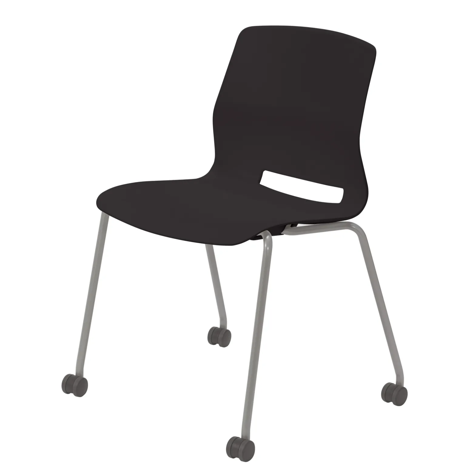 Imme Armless Chair with Casters