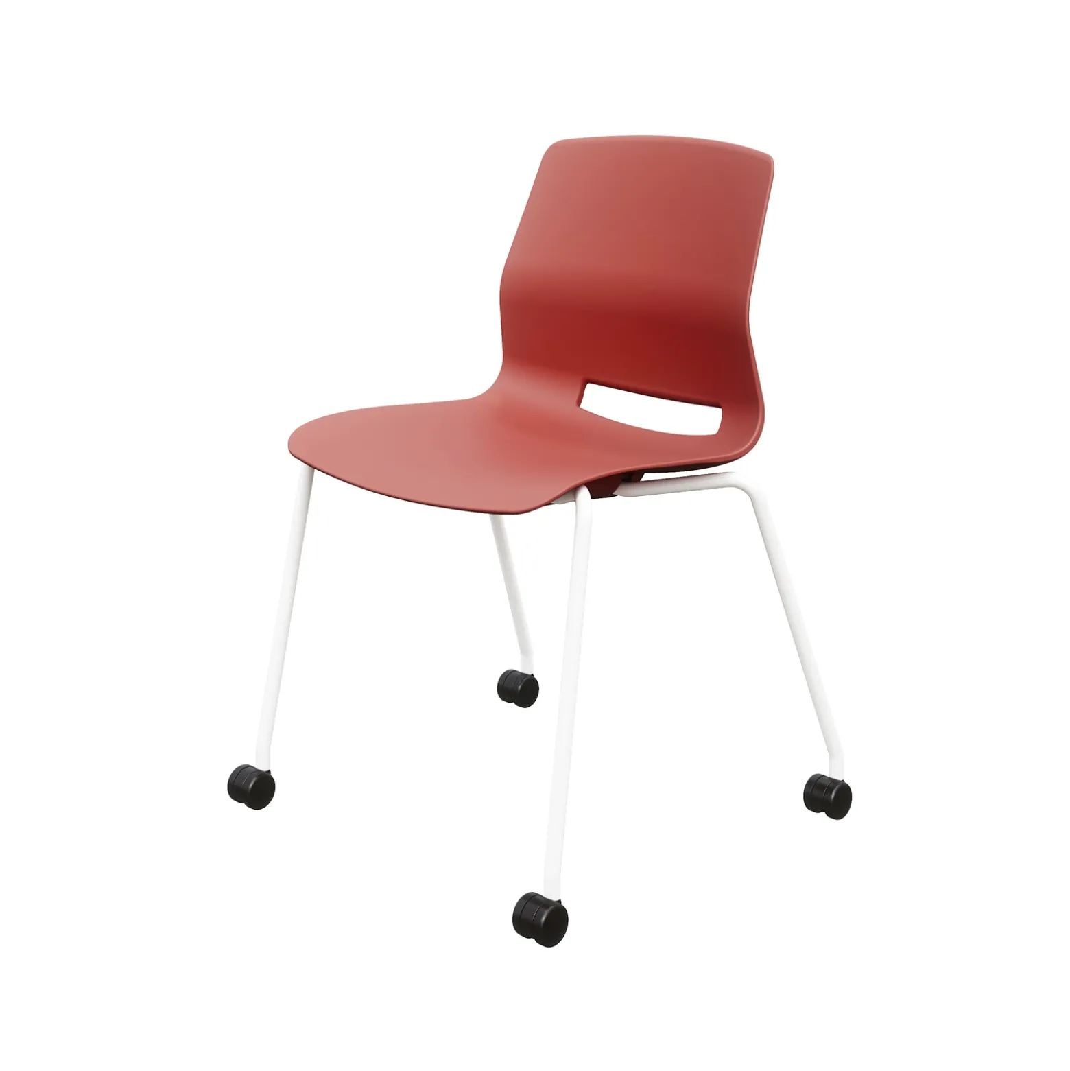 Imme Armless Chair with Casters