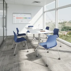 Imme Armless Chair with Casters