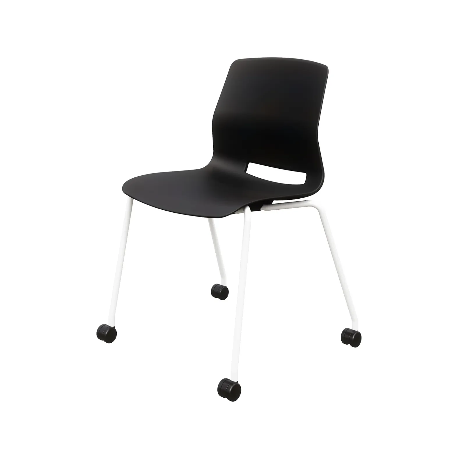Imme Armless Chair with Casters
