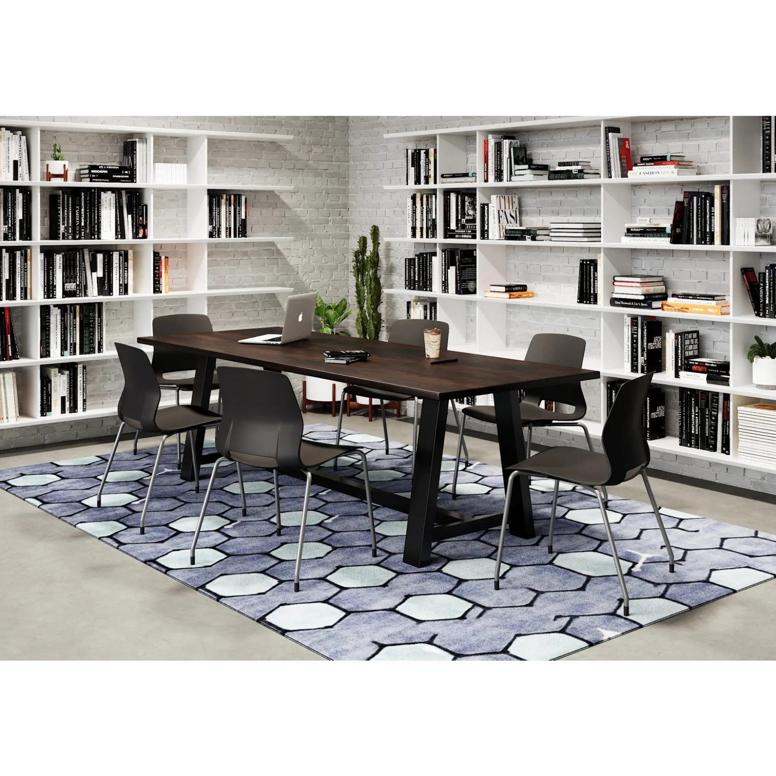Imme Armless Poly Stack Chair