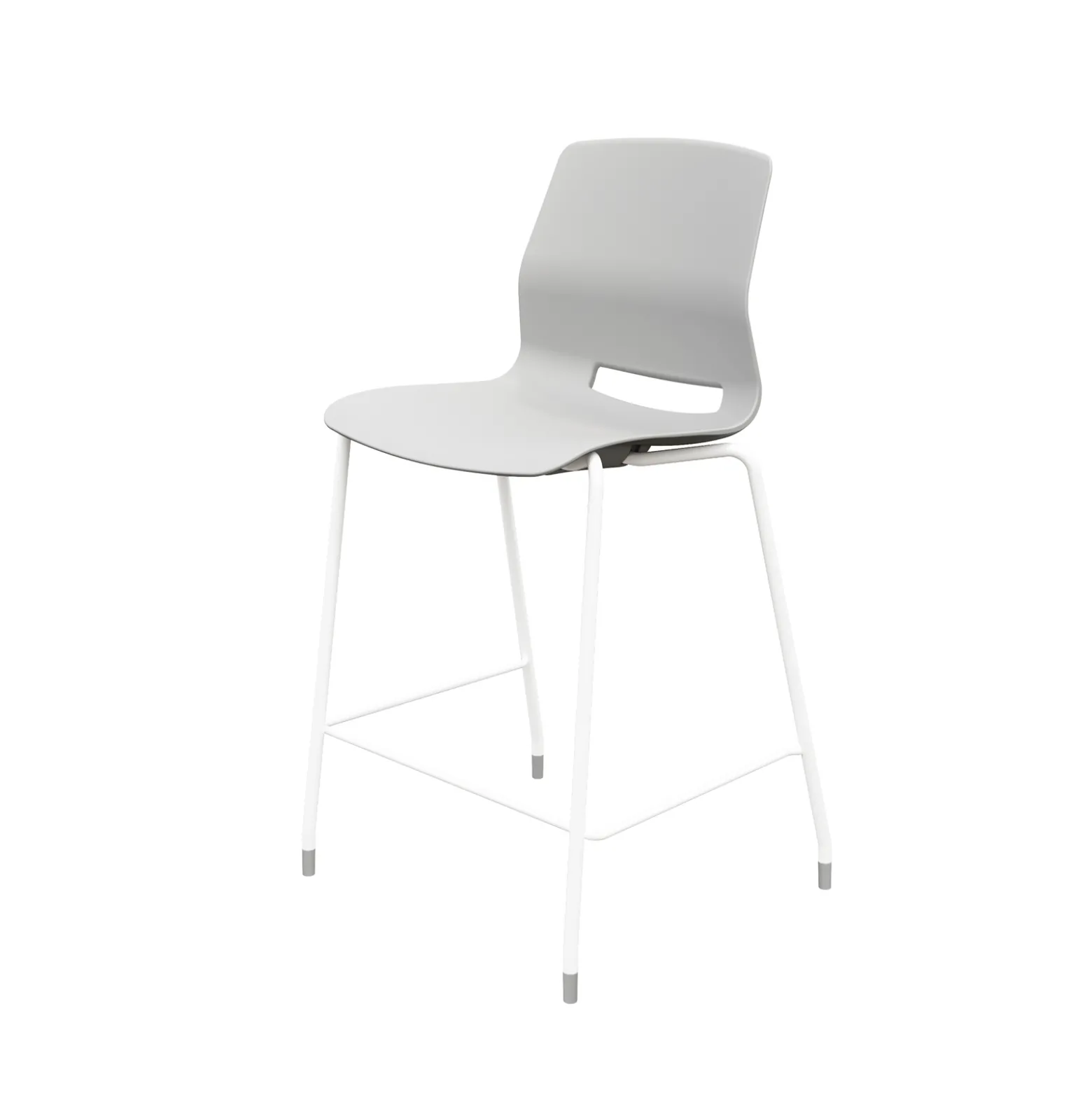 Imme Armless Poly Stacking Counter Height Stool