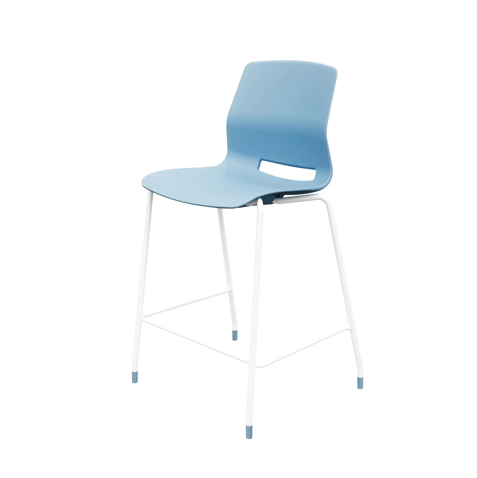 Imme Armless Poly Stacking Counter Height Stool
