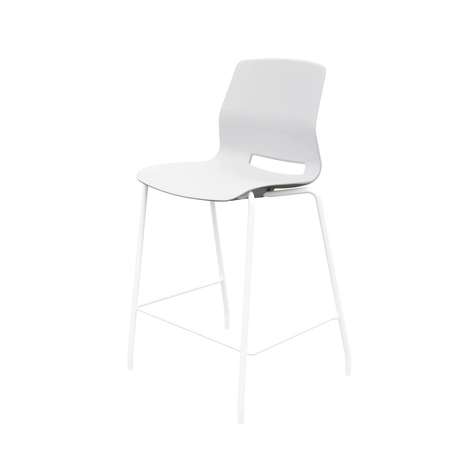 Imme Armless Poly Stacking Counter Height Stool
