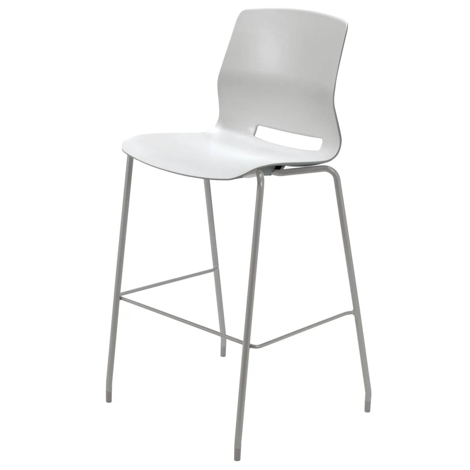 Imme Armless Poly Stacking Bar Height Stool