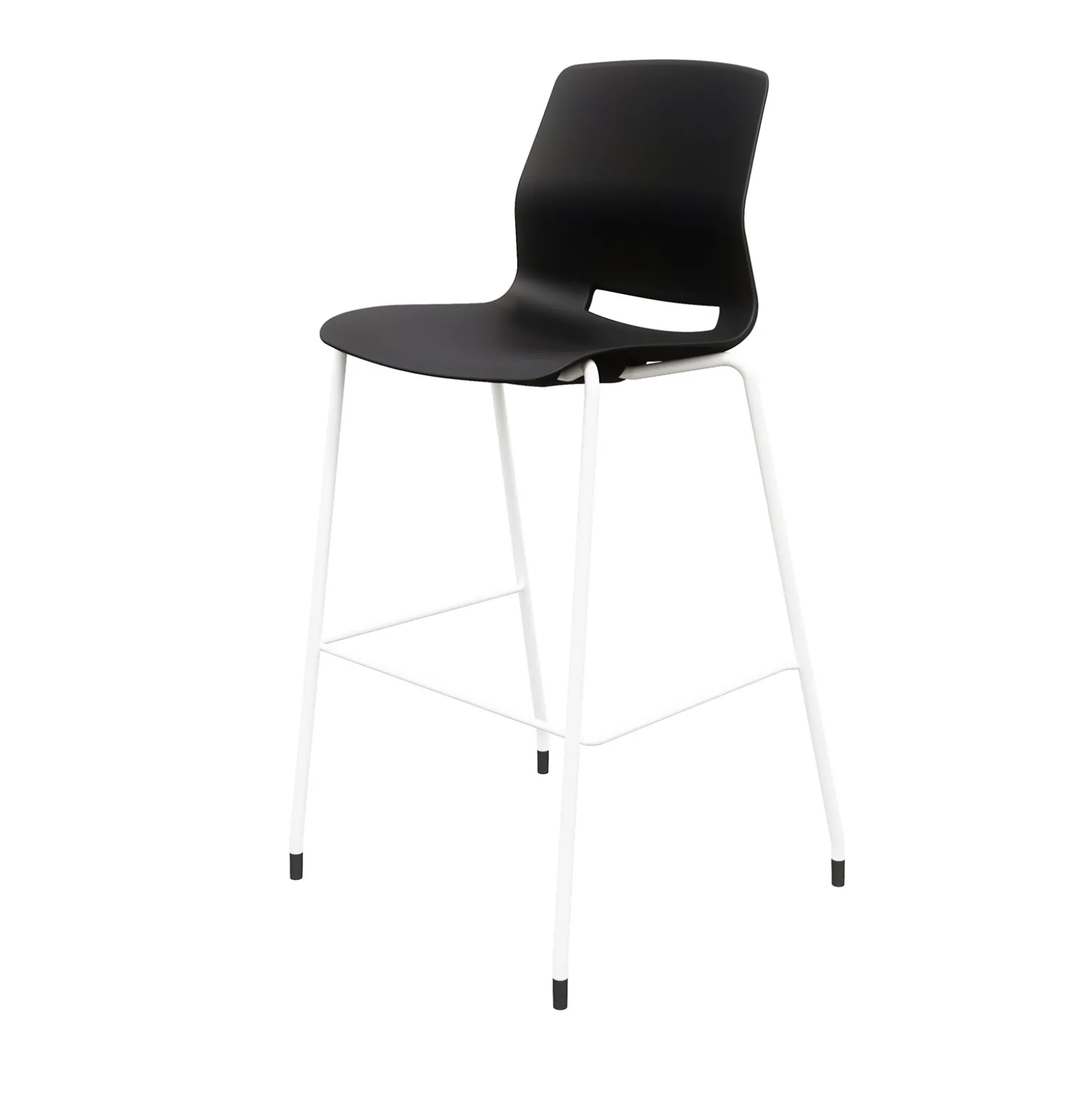 Imme Armless Poly Stacking Bar Height Stool