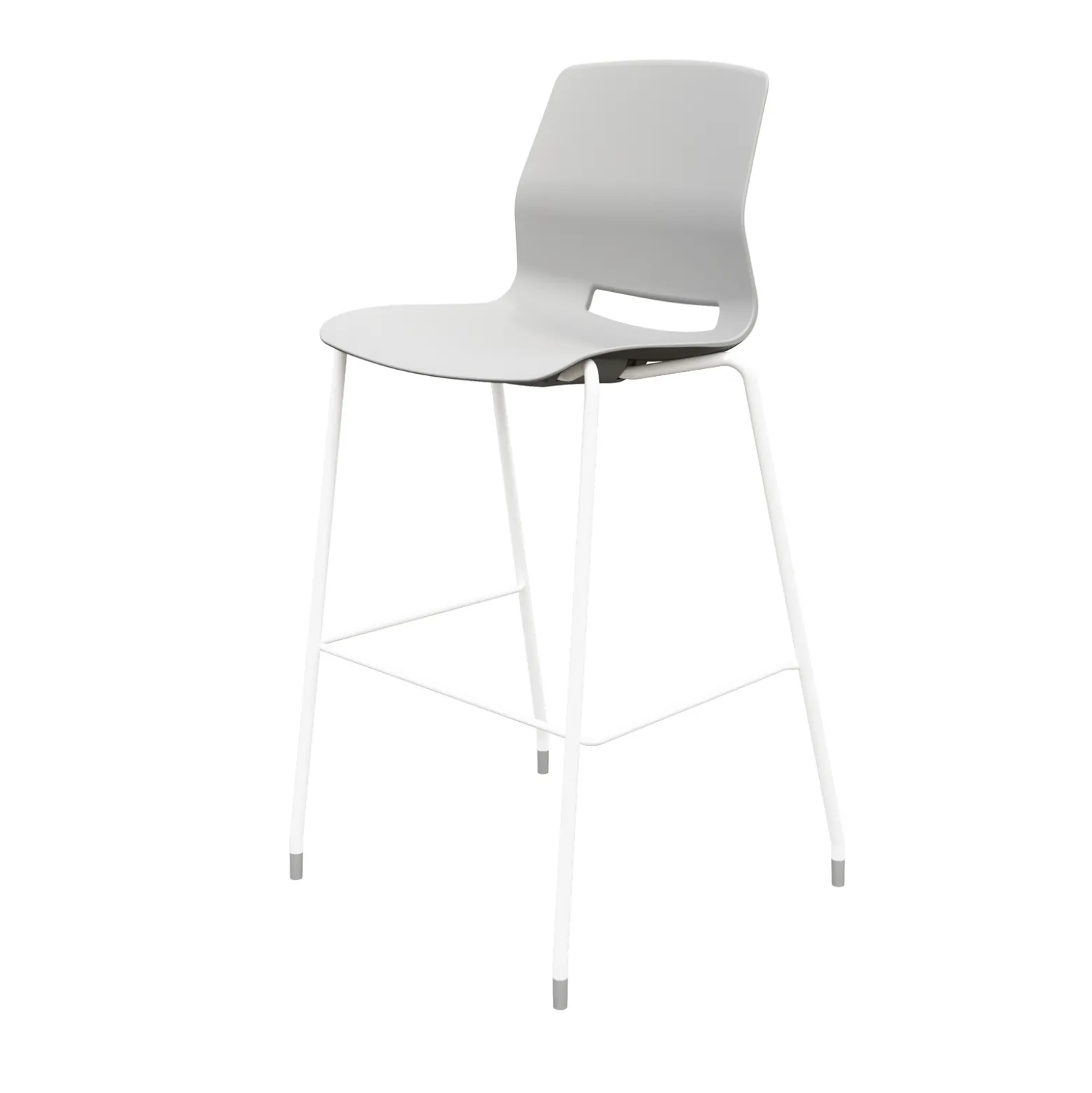 Imme Armless Poly Stacking Bar Height Stool