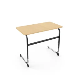 Intellect Wave ADA Adjustable Height Cantilever Hard Top Desk