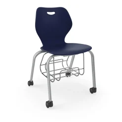 Intellect Wave Mobile Student Chair with Storage - 18