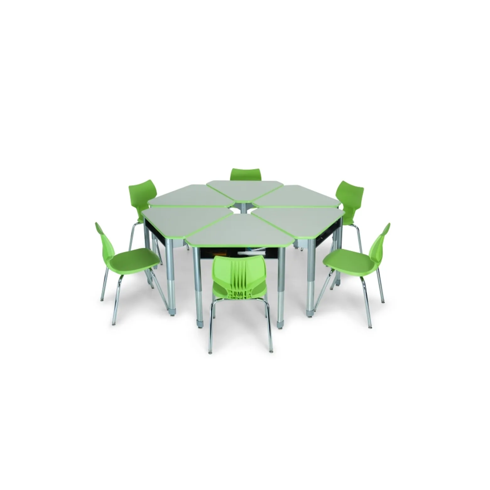 Interchange Adjustable Height Diamond Mini Student Desk with Book Box