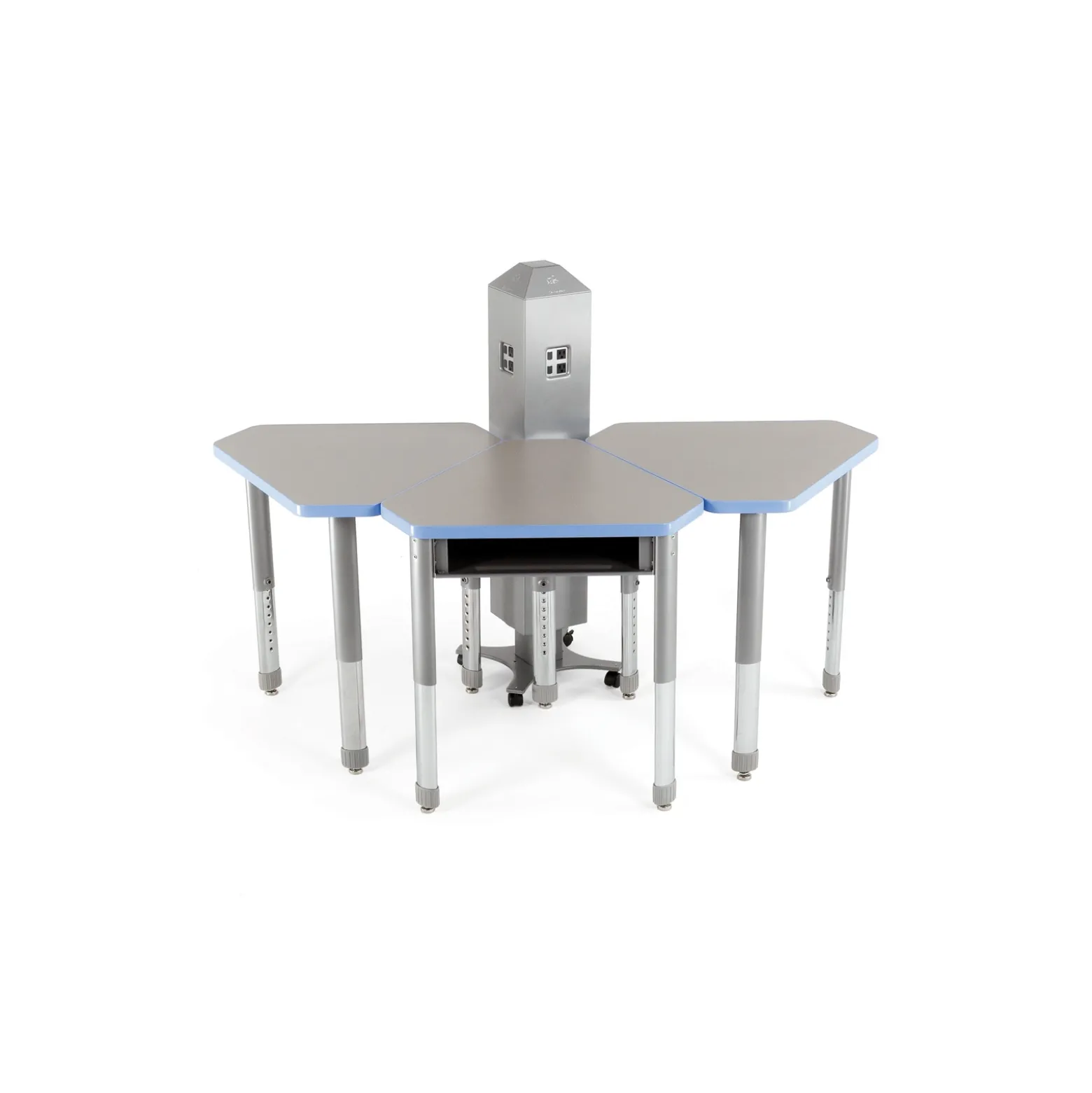 Interchange Adjustable Height Diamond Mini Student Desk with Book Box