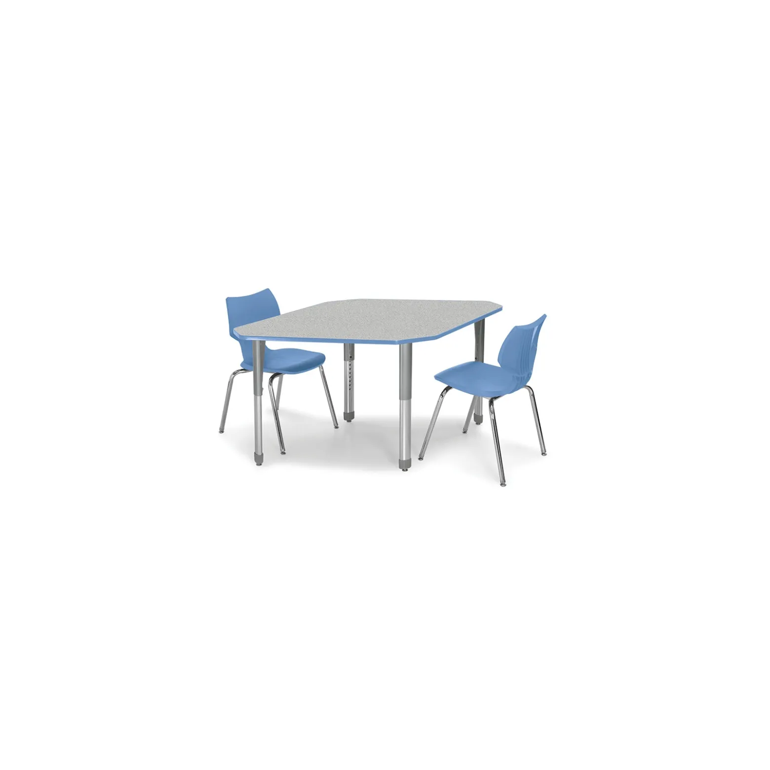 Interchange Adjustable Height Diamond Two Person Student Desk