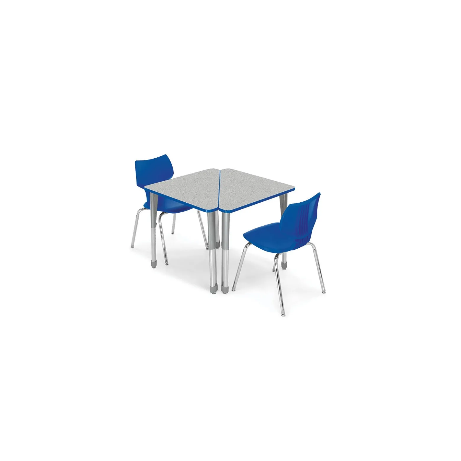 Interchange Wing Shape Student Desk with Book Box