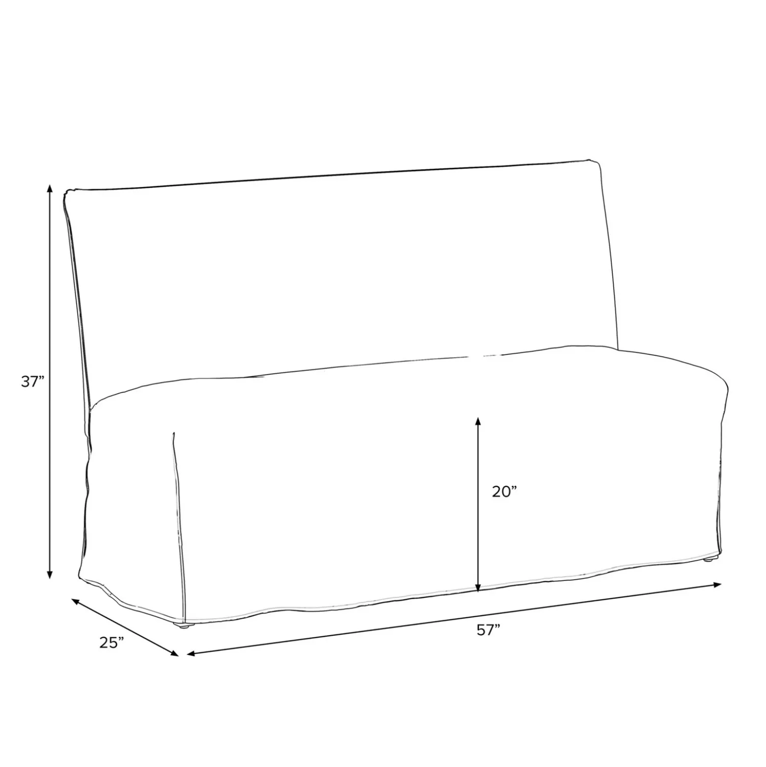 Kay Slipcover Dining Banquette