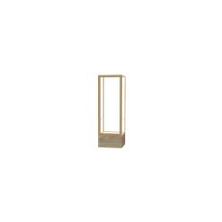 Keepsake Lockable Display Case with Oak Base - 24