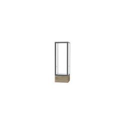 Keepsake Lockable Display Case with Oak Base - 24