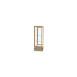 Keepsake Lockable Display Case with Oak Base - 24
