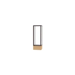 Keepsake Lockable Display Case with Oak Base - 24