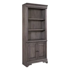 Kensley 5 Shelf Bookcase w/ Doors - 78"H