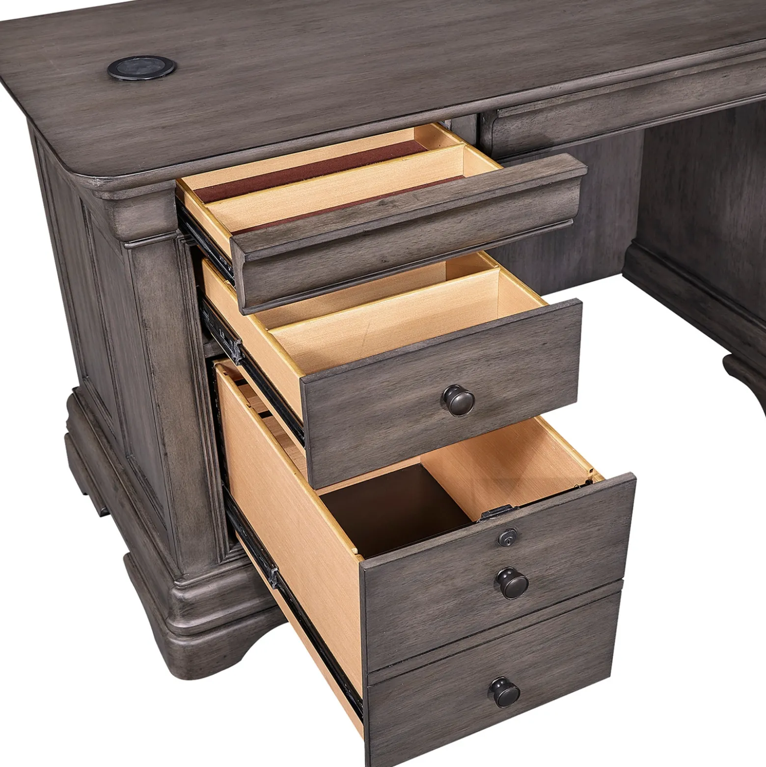 Kensley Credenza Desk - 68"W x 24"D
