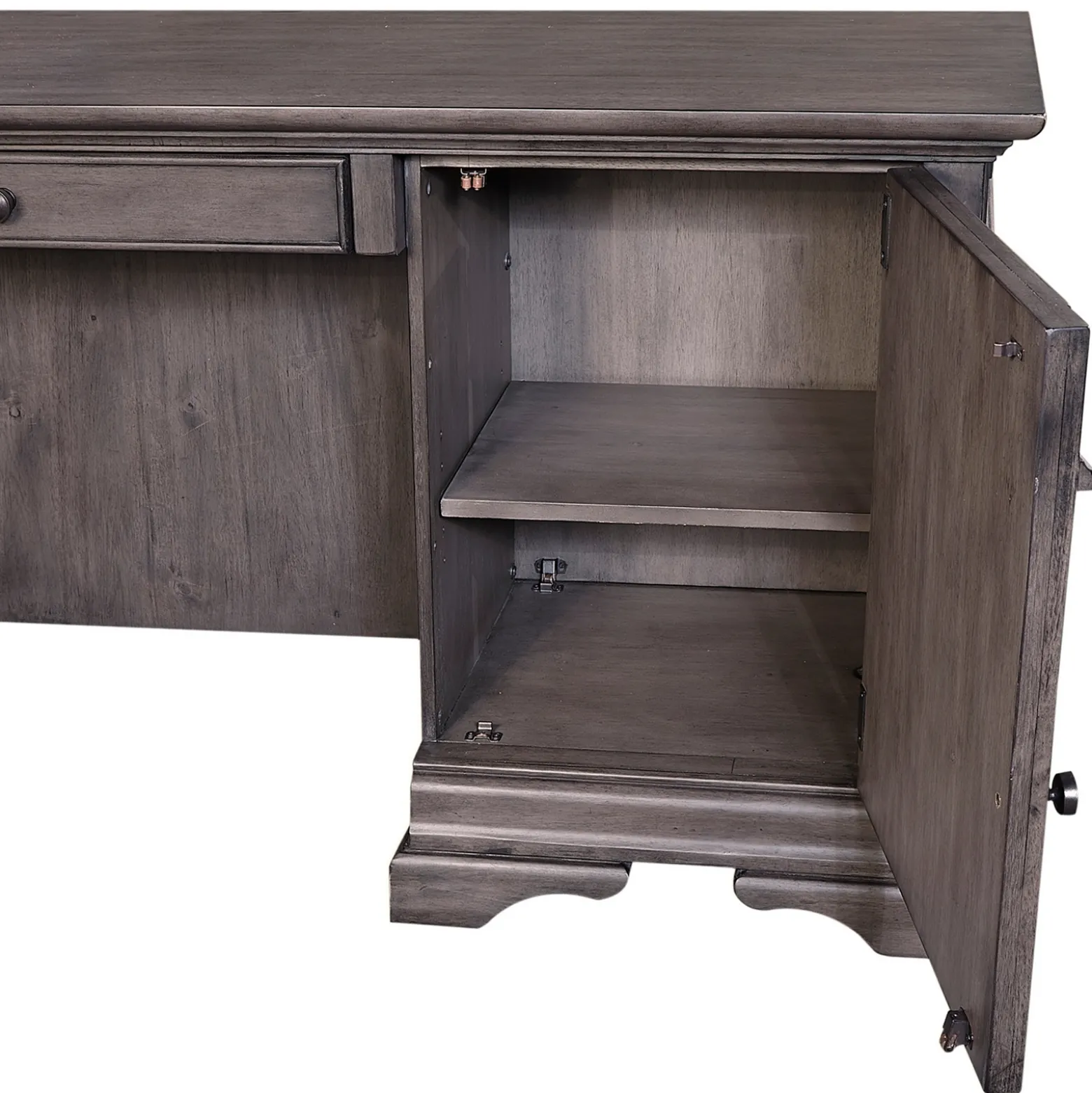 Kensley Credenza Desk w/ Hutch - 68"W x 24"D