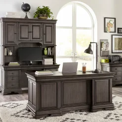 Kensley Double Pedestal Executive Desk - 68"W x 32"D
