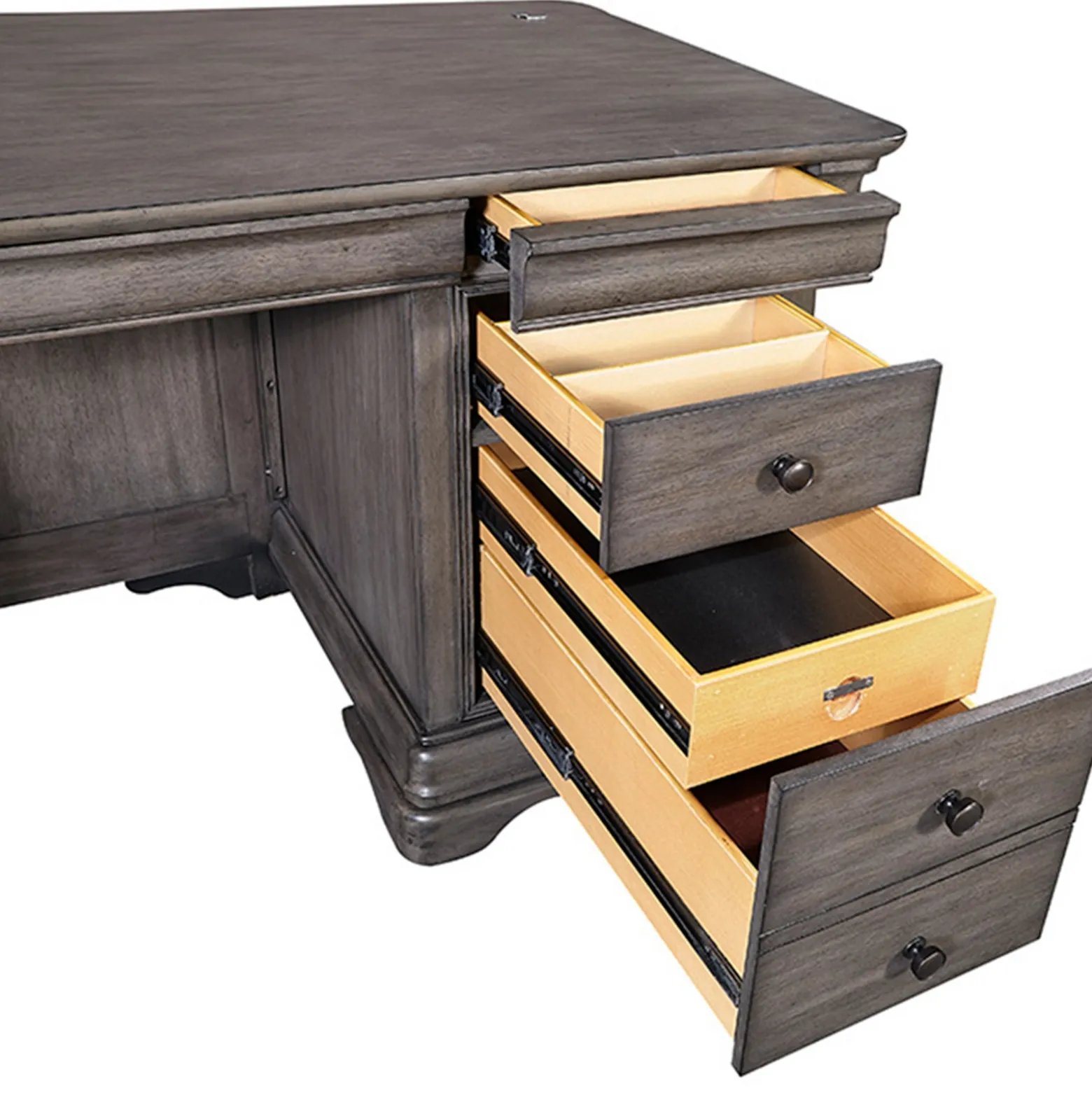 Kensley Double Pedestal Executive Desk - 68"W x 32"D