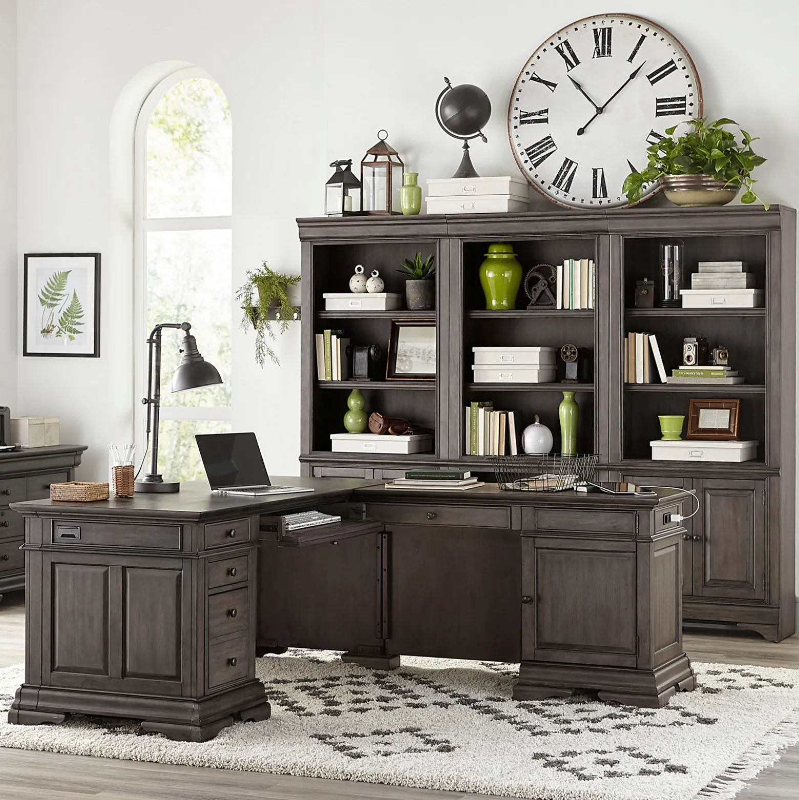 Kensley L-Shaped Desk with Right Return - 68.5"W x 81"D