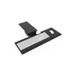 Keyboard Tray With Arm for Shallow Work Surfaces
