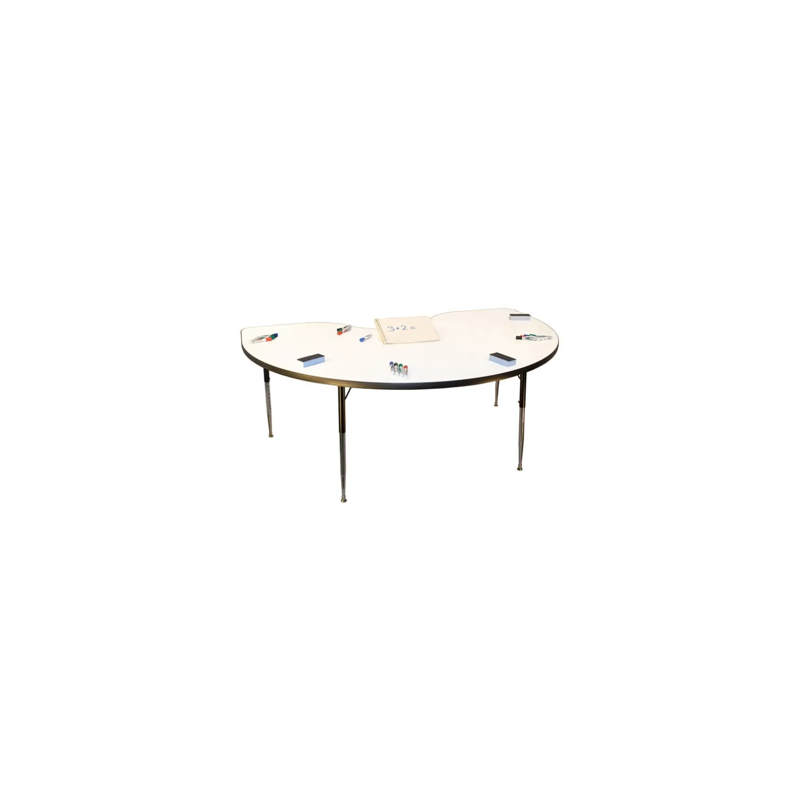 Kidney-Shaped Markerboard Table