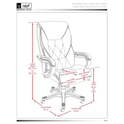 Kingston Standard Faux Leather Executive Chair