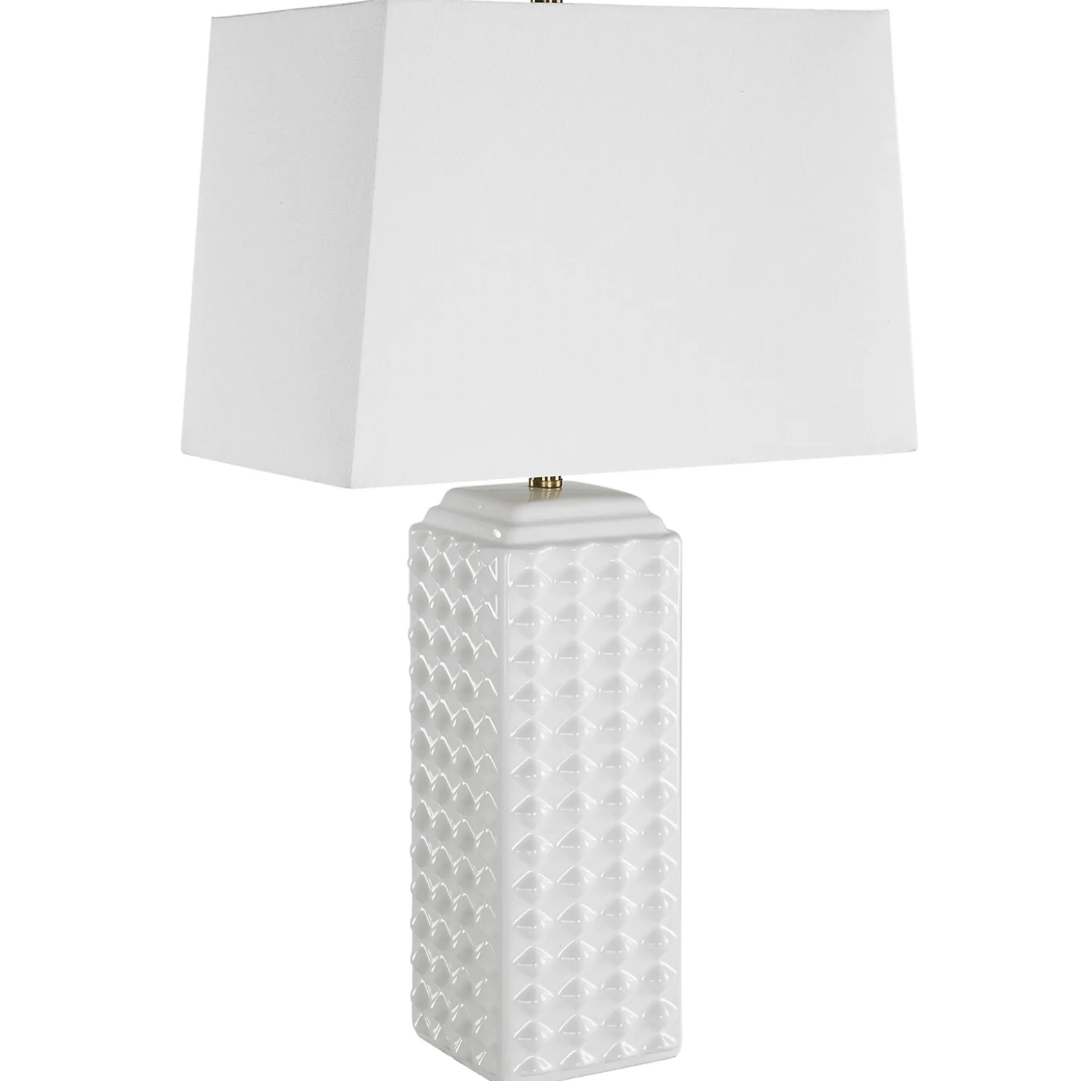 Knobbed Ceramic Table Lamp