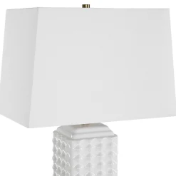 Knobbed Ceramic Table Lamp