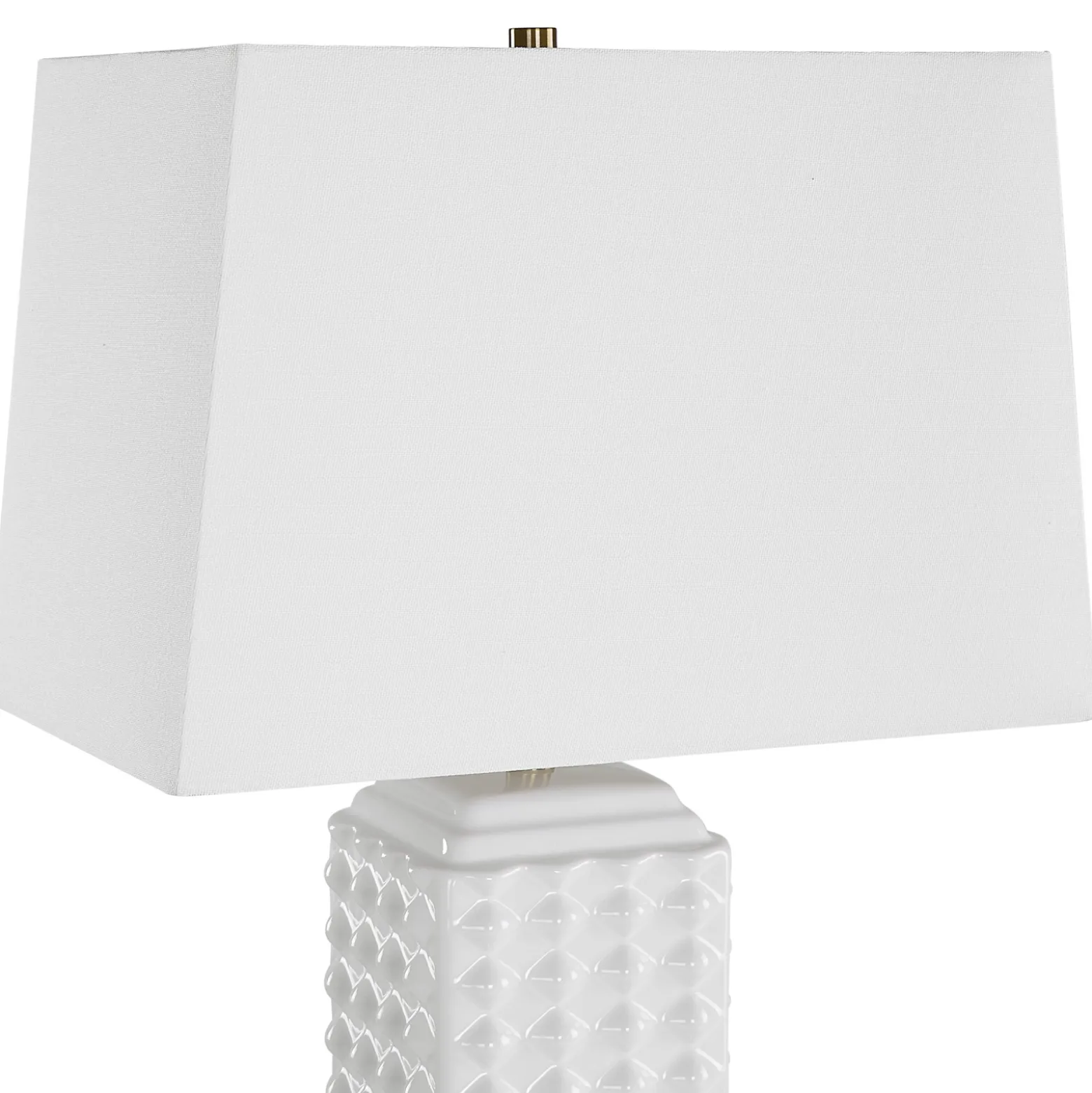 Knobbed Ceramic Table Lamp