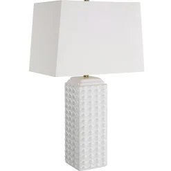 Knobbed Ceramic Table Lamp