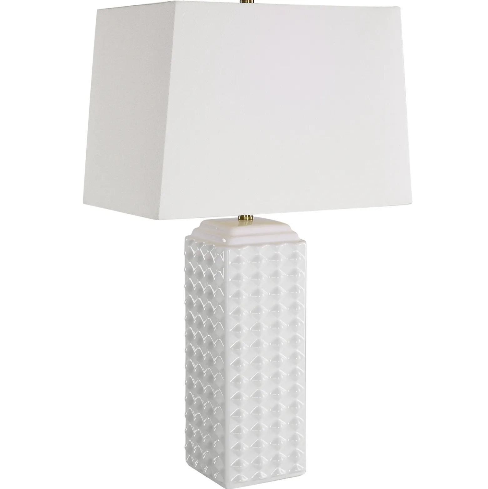 Knobbed Ceramic Table Lamp