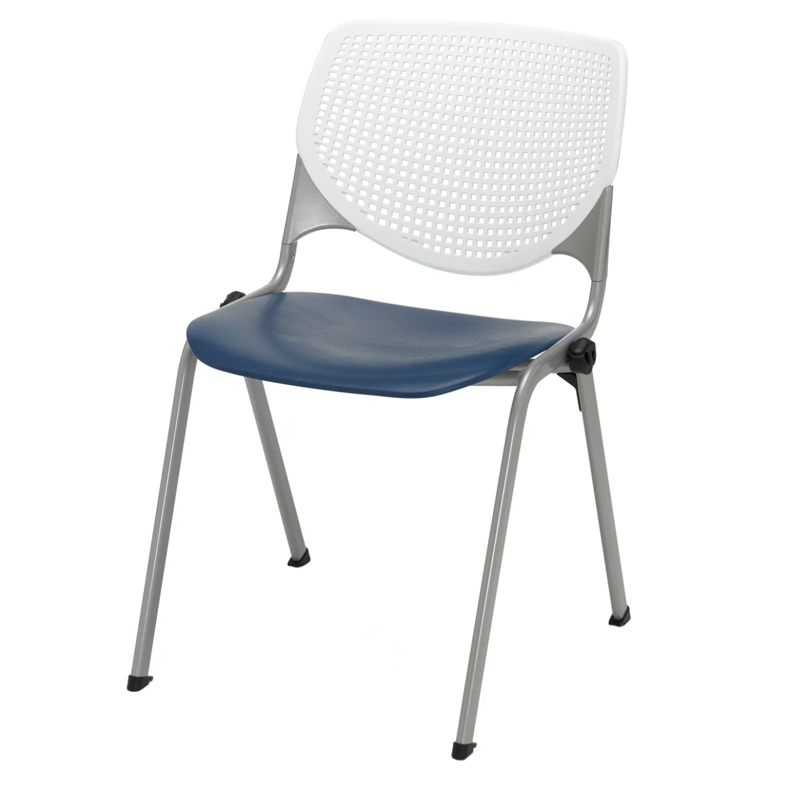 KOOL SERIES Armless Big and Tall Poly Stack Chair with 400 lb Capacity