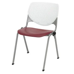 KOOL SERIES Armless Big and Tall Poly Stack Chair with 400 lb Capacity