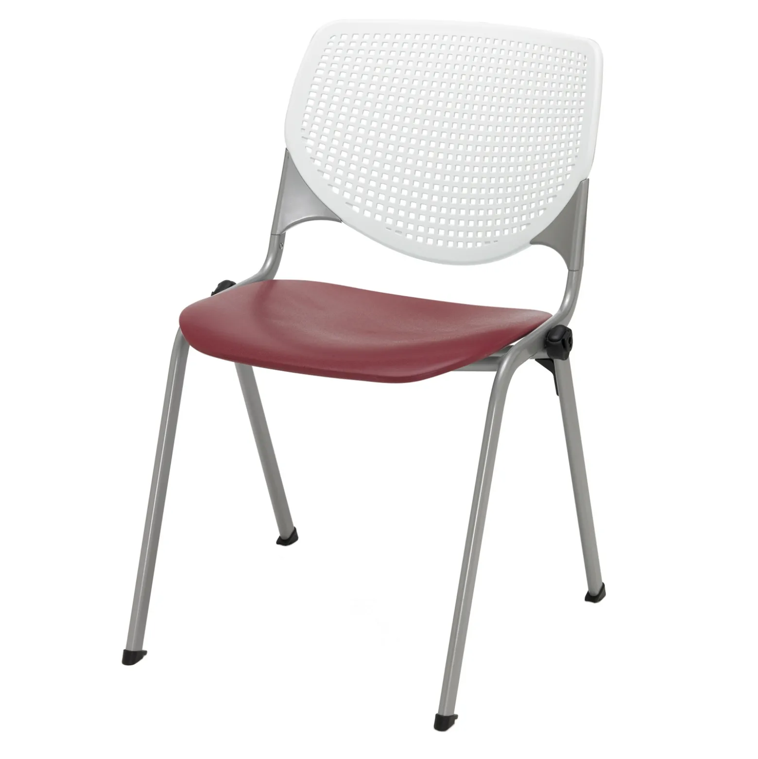 KOOL SERIES Armless Big and Tall Poly Stack Chair with 400 lb Capacity