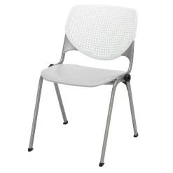 KOOL SERIES Armless Big and Tall Poly Stack Chair with 400 lb Capacity
