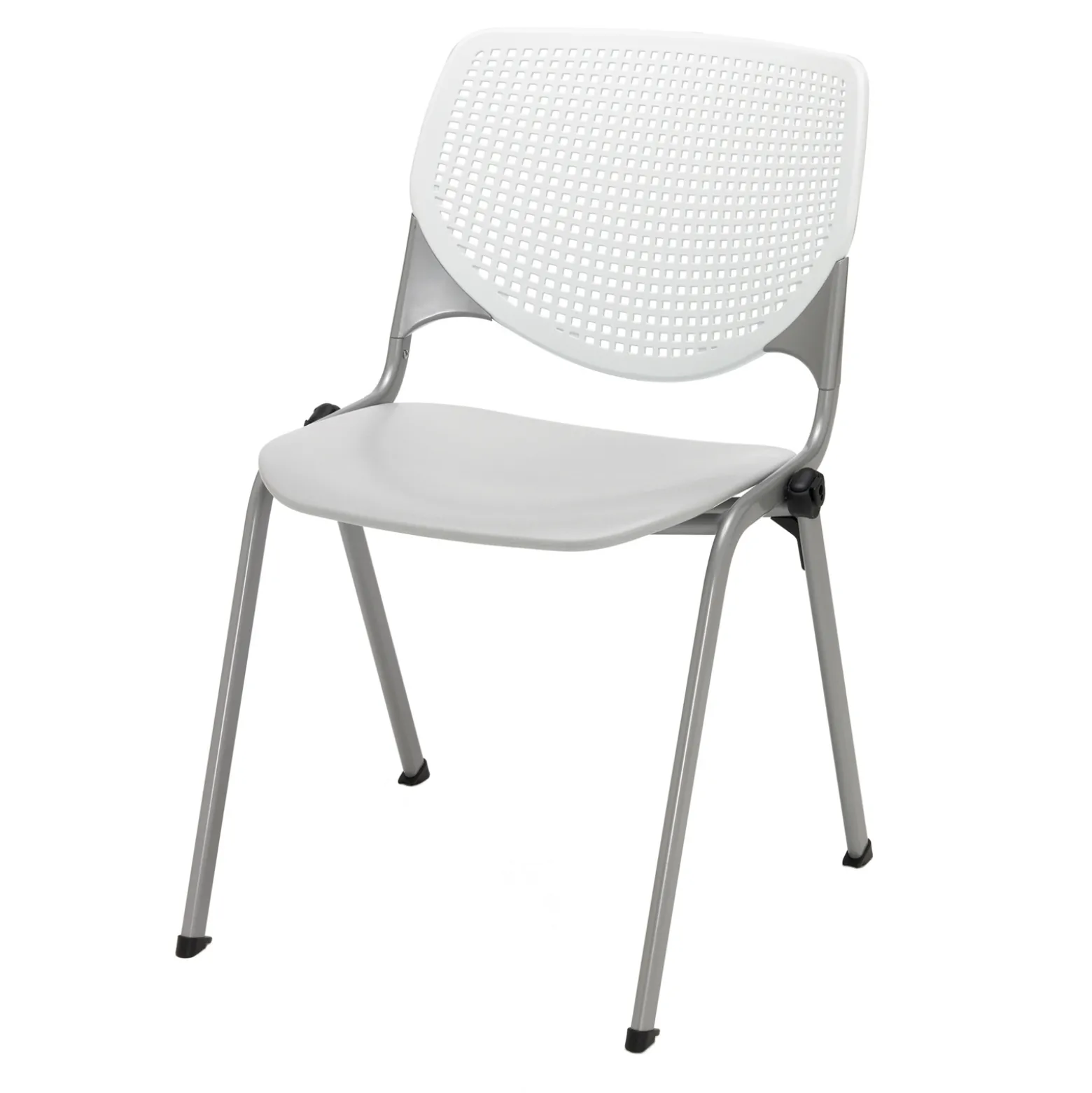 KOOL SERIES Armless Big and Tall Poly Stack Chair with 400 lb Capacity