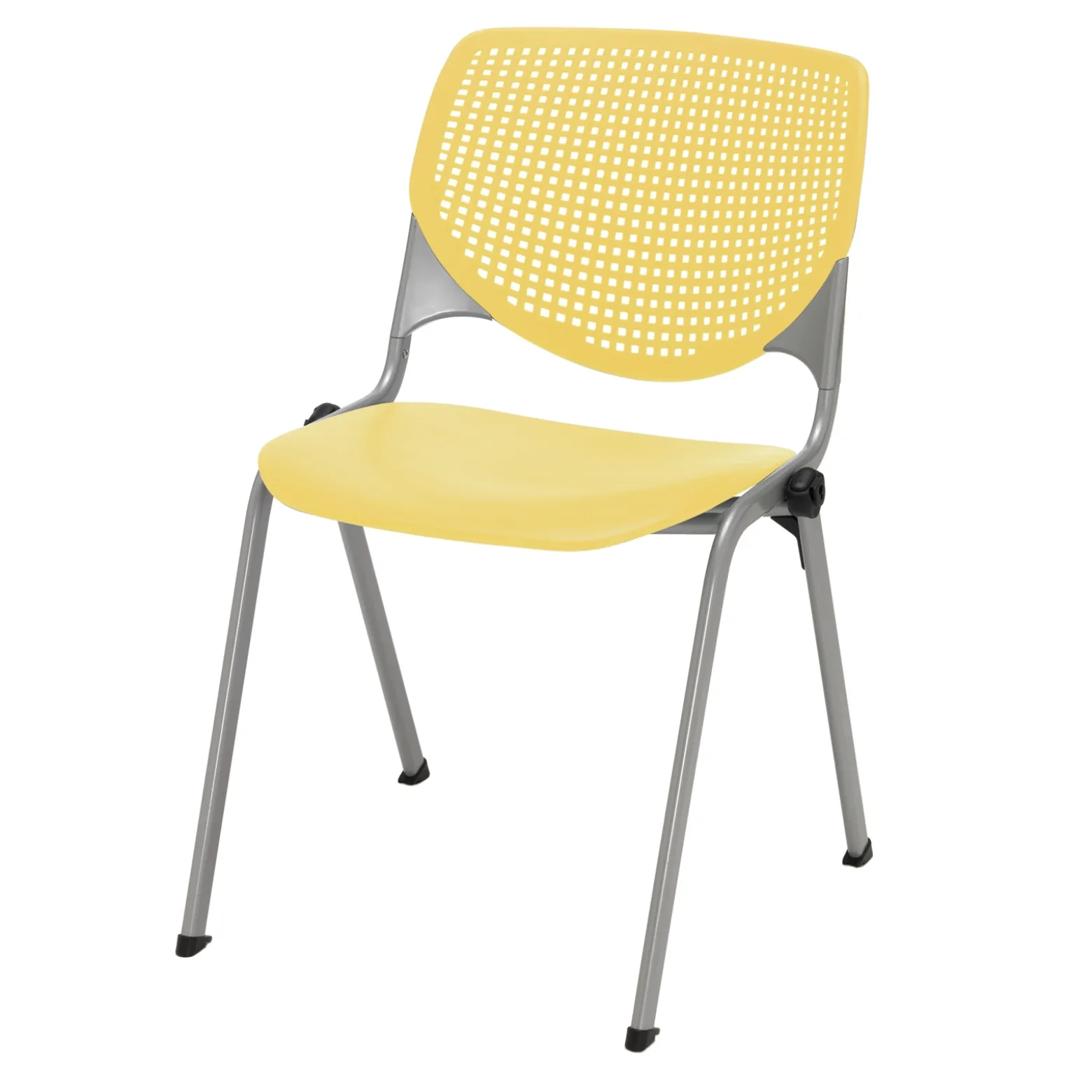 KOOL SERIES Armless Big and Tall Poly Stack Chair with 400 lb Capacity