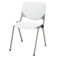 KOOL SERIES Armless Big and Tall Poly Stack Chair with 400 lb Capacity