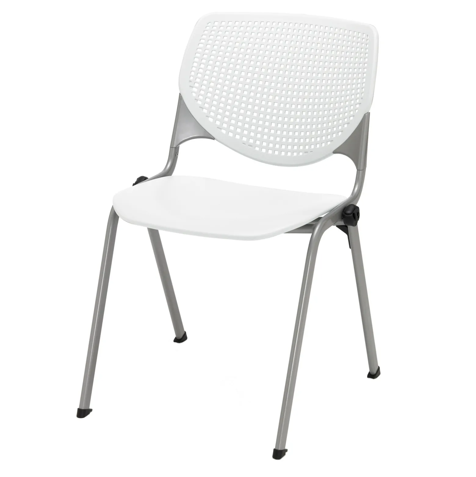 KOOL SERIES Armless Big and Tall Poly Stack Chair with 400 lb Capacity