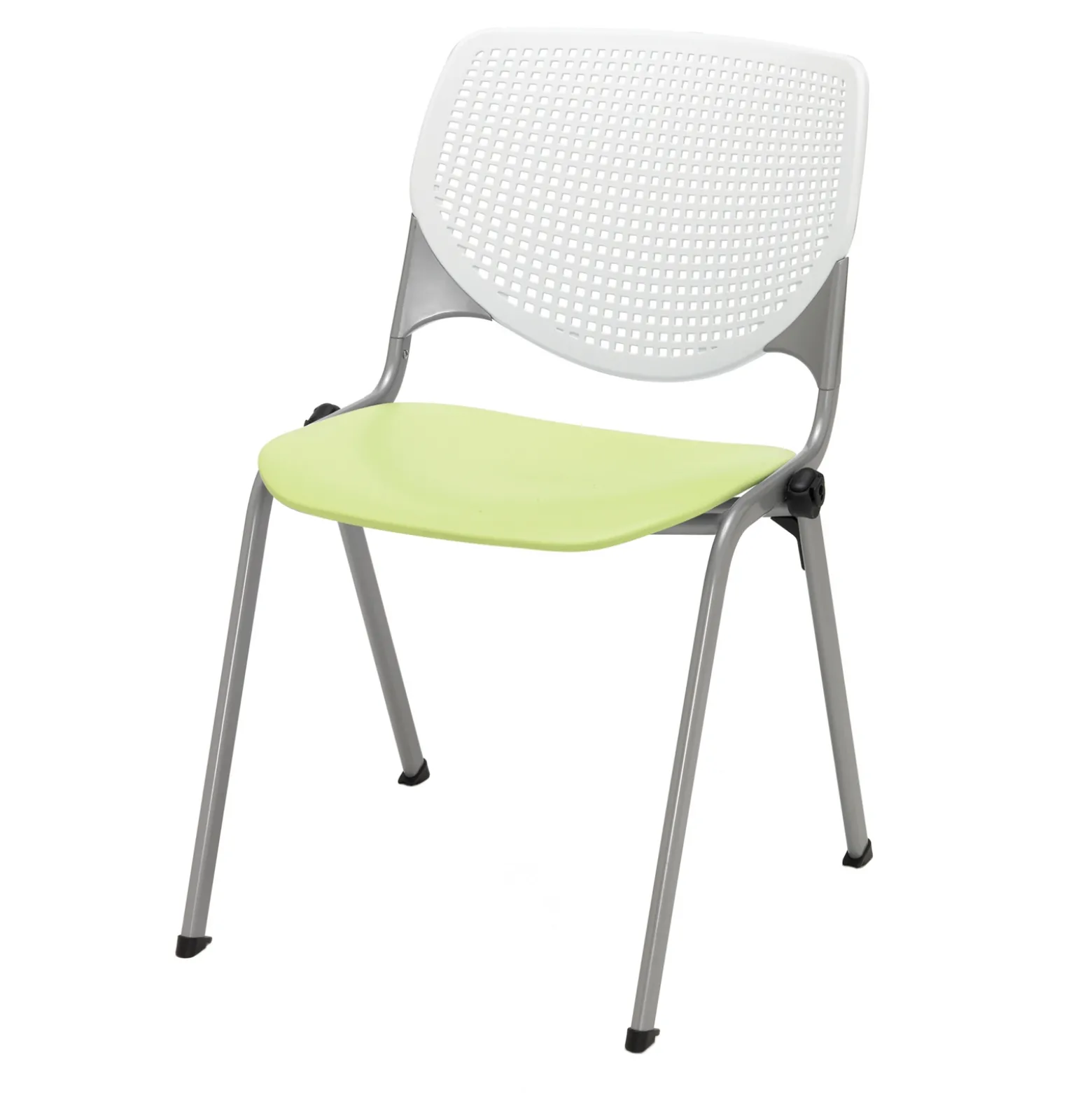 KOOL SERIES Armless Big and Tall Poly Stack Chair with 400 lb Capacity