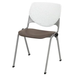 KOOL SERIES Armless Big and Tall Poly Stack Chair with 400 lb Capacity