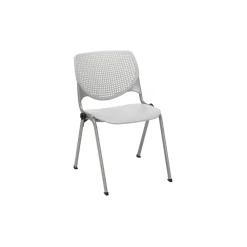 KOOL SERIES Armless Big and Tall Poly Stack Chair with 400 lb Capacity