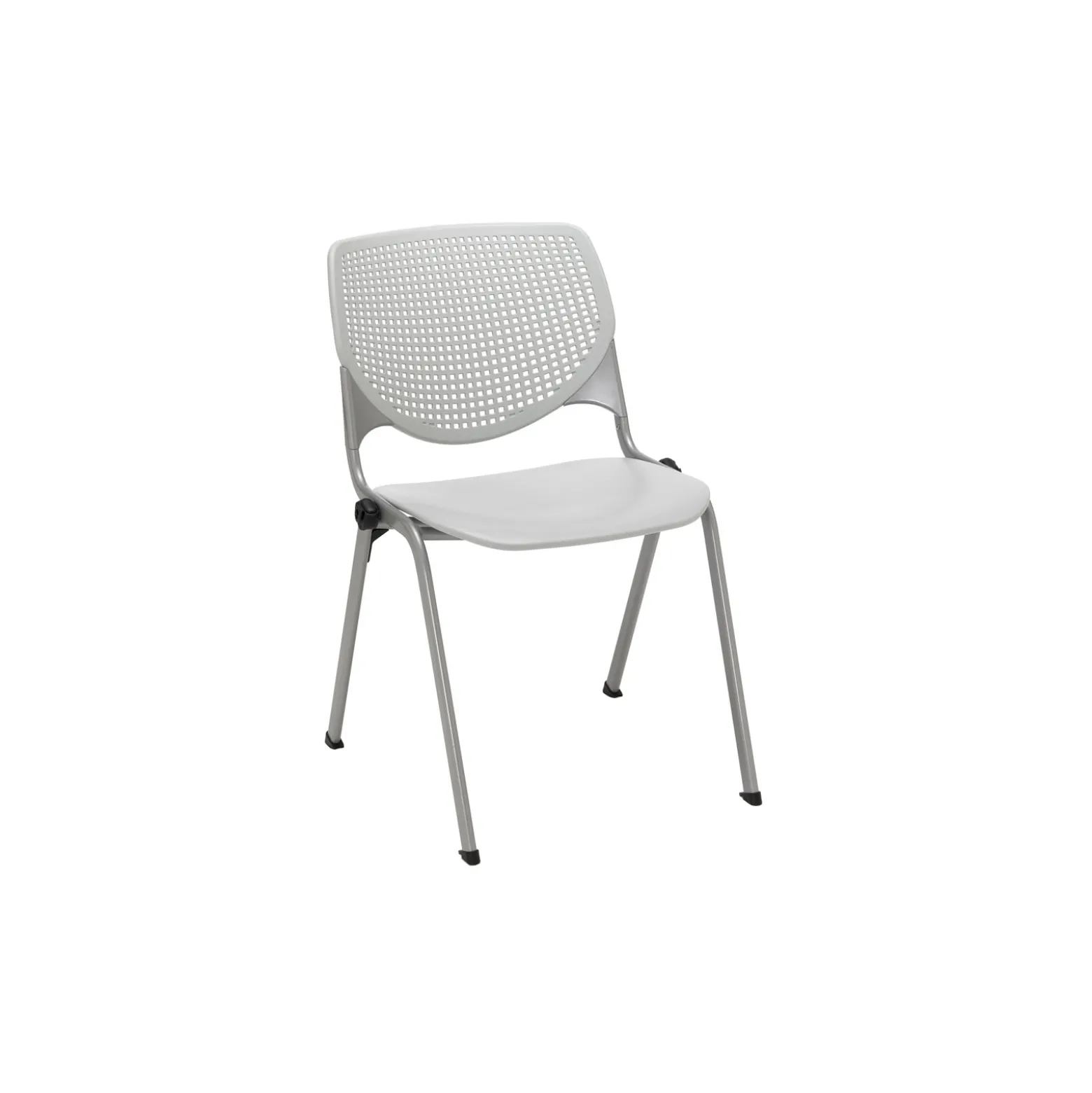 KOOL SERIES Armless Big and Tall Poly Stack Chair with 400 lb Capacity